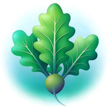 green leaves plant on blue background clip art preview