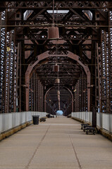 The Big Four Bridge between Jeffersonville and Louisville