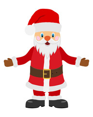 christmas and new year characters holiday symbols flat style vector illustration isolated on white background