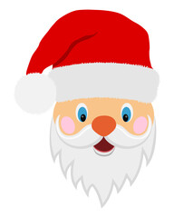 christmas and new year characters holiday symbols flat style vector illustration isolated on white background