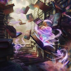 technology background with glowing lights