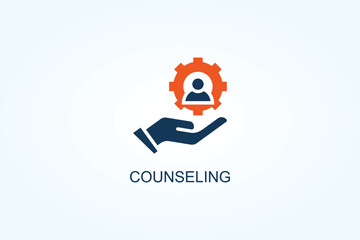 Counseling Vector  Or Logo Sign Symbol Illustration