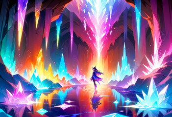 Fantasy Crystal Cavern