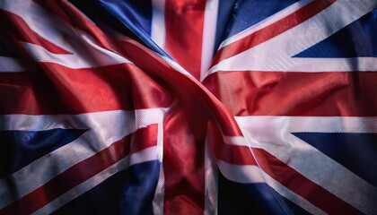 British Flag Close-Up: Symbol of National Identity