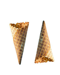 ice cream cone png, ice cream isolated on white transparent background
