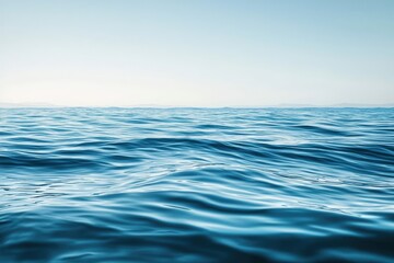 Obraz premium Calm blue ocean waves