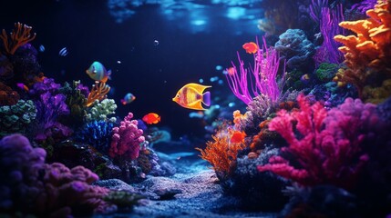 Glassmorphism Fish & Glowing Coral Reefs: An Immersive Underwater AR Experience