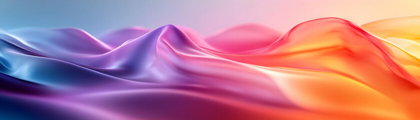 Obraz premium Glossy Abstract Family Harmony Background concept as A sleek glossy background with abstract waves and flowing lines representing the harmony and balance within diverse families. The vibrant design is