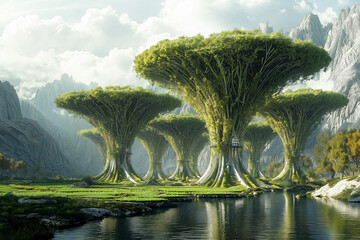 A Tapestry of Harmony: Nurturing Earth's Embrace - Generative AI