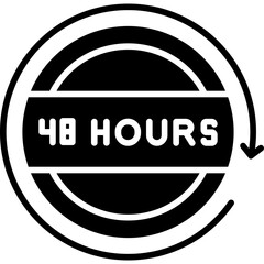 48 Hours Return Icon