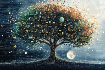 A Tapestry of Harmony: Nurturing Earth's Embrace - Generative AI