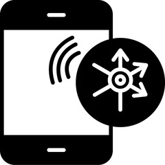 Phone Accelerometer Sensor Icon