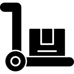 Packages Trolley Icon