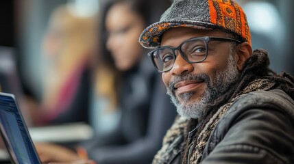 Fototapeta premium An African dance troupe showcasing a high-energy routine, adorned in traditional attire, their movements rhythmic and powerful under the open sky.