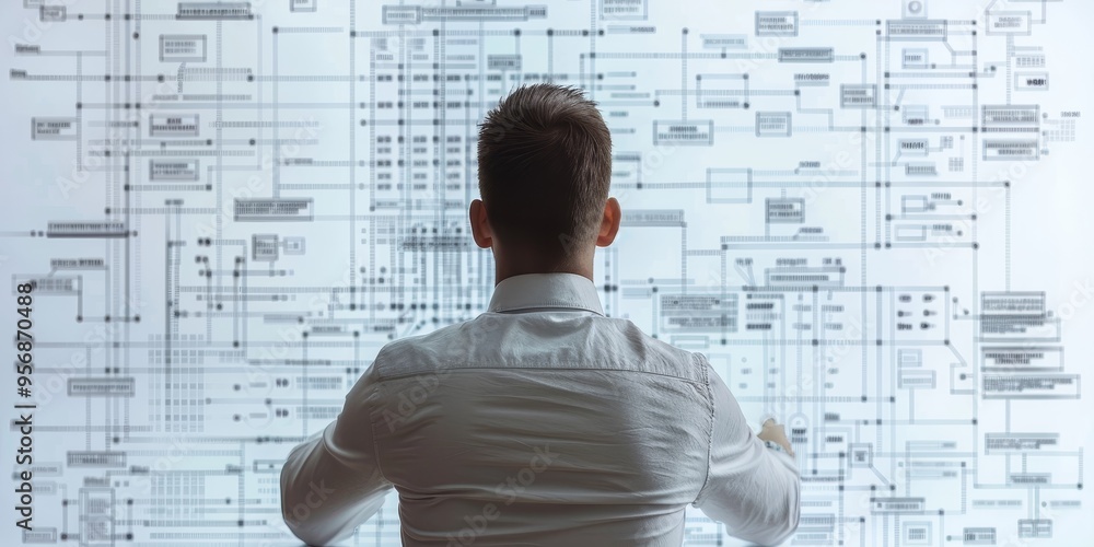 Poster A data architect designing a schema diagram for a large-scale data warehouse, ensuring optimal data organization