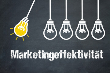 Fototapeta premium Marketingeffektivität 
