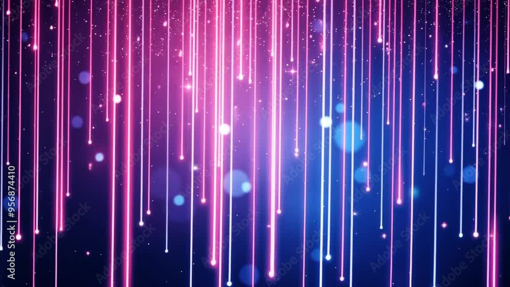 Poster experience a mesmerizing display of vibrant light streaks in this captivating video. perfect for bac