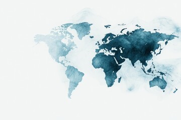 Fototapeta premium Exploring Global Renewable Energy Initiatives: A Map of Sustainable Futures and Innovative Solutions Worldwide