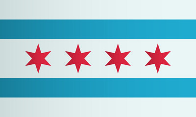 Chicago Flag. District of America