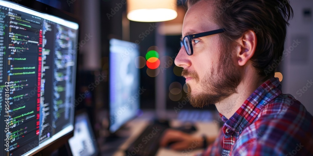 Poster A software engineer debugging code related to a data structure implementation, ensuring functionality and efficiency