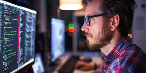 A software engineer debugging code related to a data structure implementation, ensuring functionality and efficiency