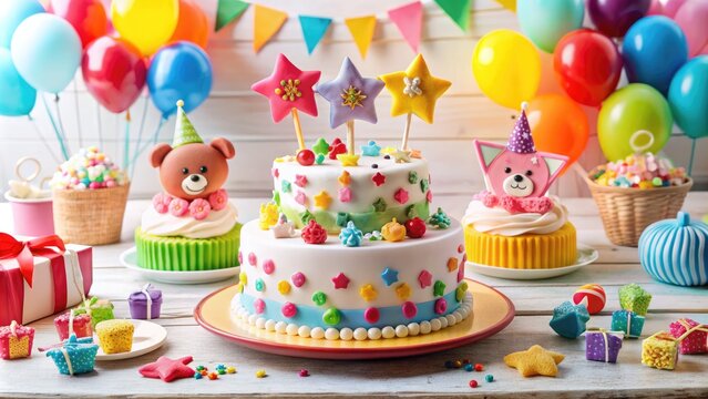 cake decoration inspiration for kids birthday parties and celebrations