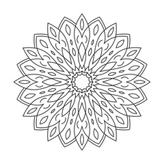 beautiful mandala art for coloring book, Vector Mandala design for henna and tattoo design