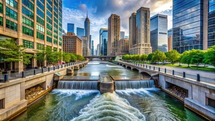 chicago stormwater management flood control systems technology