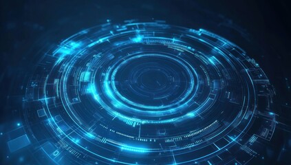 Abstract Futuristic Interface