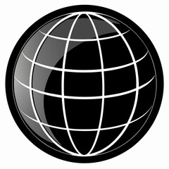 Globe Black silhouette