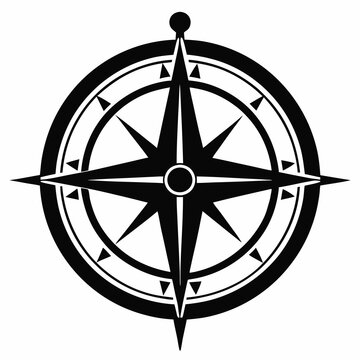 recommend clip art: Compasses Black silhouette