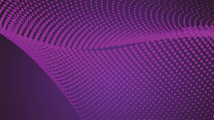 Purple Halftone abstract background vector image for backdrop or presentaion