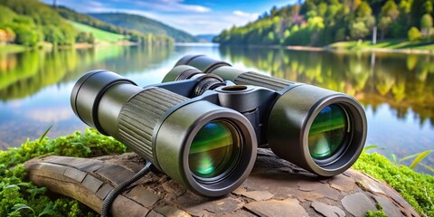 Compact view and master binoculars for outdoor enthusiasts portability