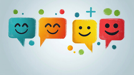 Obraz premium CRM for customer sentiment analysis.