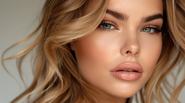 jeune fille , extension de cils