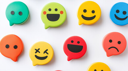 Obraz premium CRM for customer sentiment analysis.