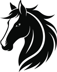 a-silhouette-hurs-head-with-white-background (2).eps