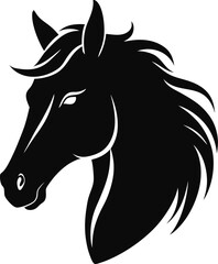 a-silhouette-hurs-head-with-white-background.eps