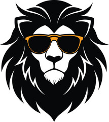 a-silhouette-lion-head-with-sunglasses-white-backg (1).eps