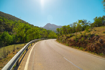 road to the mountains