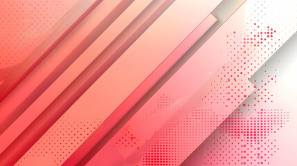 Abstract Background with Diagonal Stripes and Red Dots