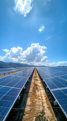 solar panels in desert 
