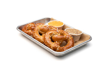 Bar Food: Bavarian Pretzels With Two Dipping Sauces