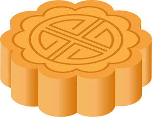 mid-autumn festival mooncake 3d illustration