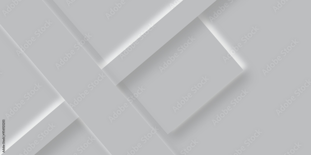 Aufkleber abstract grey smooth stripes tech corporate background. abstract white grey geometric shapes vector 
