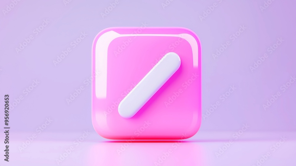 Poster fail gradient icon, smooth transition from vibrant colors to muted tones, representing setbacks and 