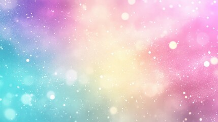Ethereal Pastel Gradient with Glitter Effects for a Dreamy Background