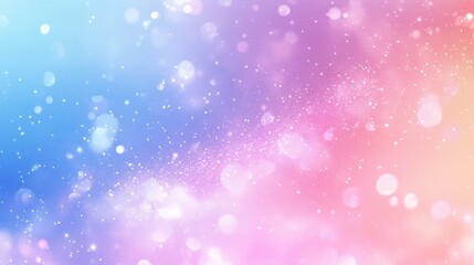 Ethereal Pastel Gradient Background with Glitter Accents - Dreamy Serene Art Piece