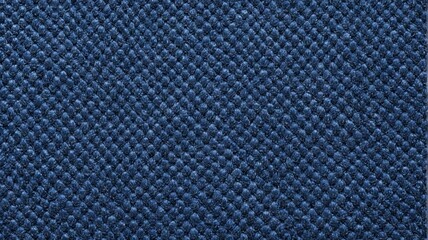 Close-up blue fabric texture appears to be made Dark blue carpet