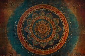 Fototapeta premium background with circles